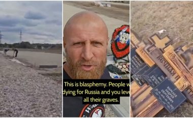 Rusia bën 'rrafsh me tokën' varrezat e mercenarëve të Wagnerit