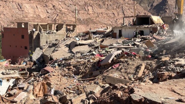 Fshati maroken Tafegagte i shkatërruar plotësisht nga tërmeti