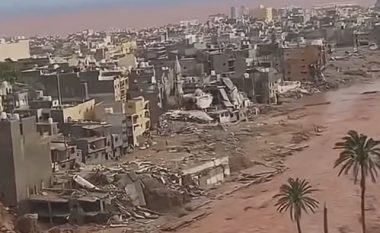 Pamjet e qytetit libian po bëjnë xhiron e botës, uji i shndërroi në gërmadha ndërtesat shumëkatëshe