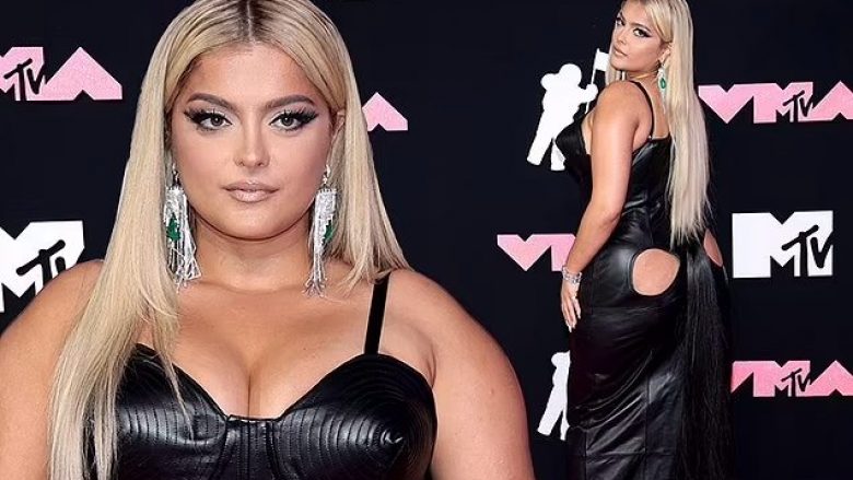 Bebe Rexha merr vëmendje në MTV VMA me fustanin me prerje që ia ekspozonte të pasmet