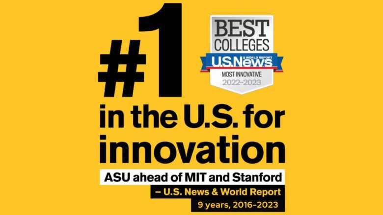 Arizona State University, partnerti zyrtar i UNI – Universum International College, renditet nr.1 për në inovacion për të 9-tin vit radhazi