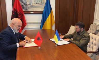 Rama dhe Zelensky nënshkruajnë deklaratë për mbështetjen e pakushtëzuar të Ukrainës