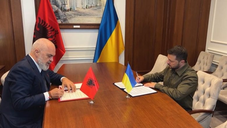 Rama dhe Zelensky nënshkruajnë deklaratë për mbështetjen e pakushtëzuar të Ukrainës