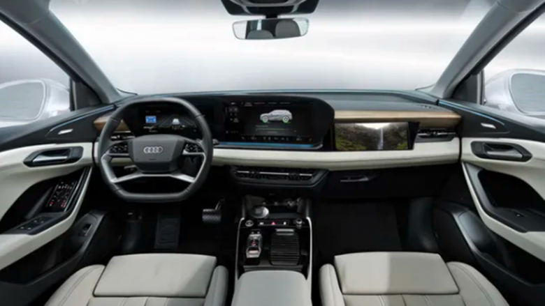 Modeli Audi Q6 E-tron vjen me tre ekrane në pultin e tij