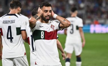 Portugalia fiton ngushtë ndaj Sllovakisë, vendos goli i Bruno Fernandes