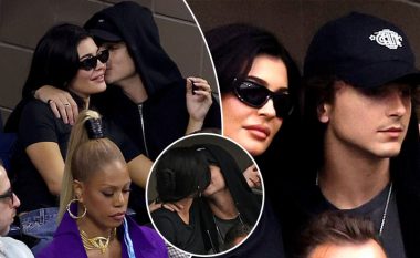 Kylie Jenner fotografohet duke u puthur me Timothee Chalamet në tribunat e ‘US Open’