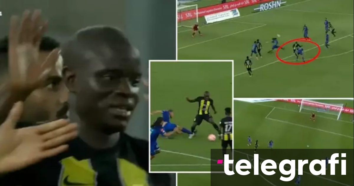 Kante opens his account in Saudi Arabia, scores an incredible goal from ...