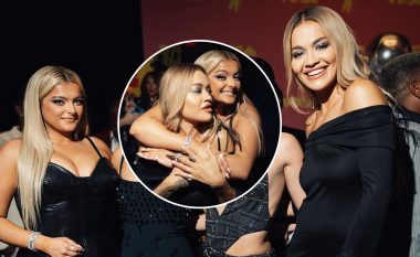 Rita Ora dhe Bebe Rexha shfaqen të afërta në MTV VMA 2023, gjersa i japin një përqafim të ngrohtë njëra-tjetrës