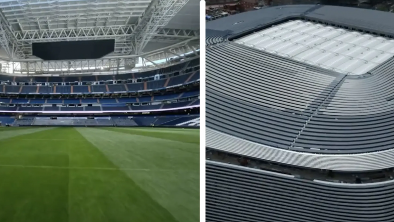 Kushtoi 575 milionë euro rinovimi, Real Madridi tregon si duket Santiago Bernabeu me pamjet mahnitëse nga dronët