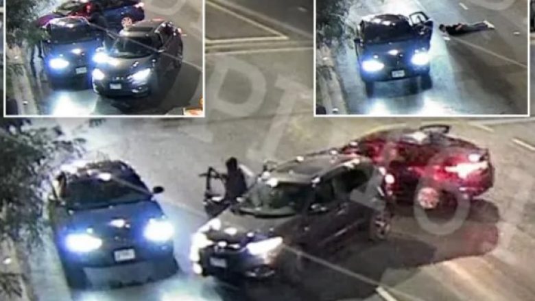 Pamjet tregojnë grabitësit e veturave në Chicago duke e tërhequr zvarrë shoferin e Audi