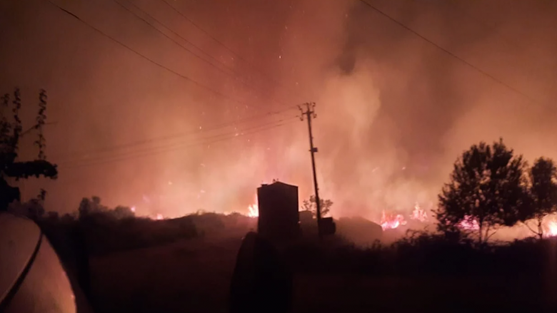 Situatë alarmante në Patos, zjarret dalin nga kontrolli – rrezikohen depozitat e naftës