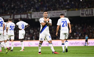 Lautaro Martinez tërheq për dore Interin, argjentinasi shënon ‘poker’ ndaj Salernitanas