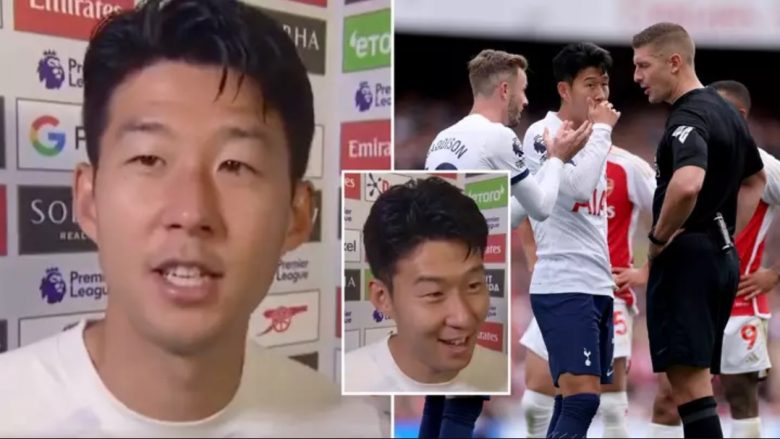 Son Heung Min korrigjohet nga gazetari pasi shqiptoi gabim emrin e bashkëlojtarit