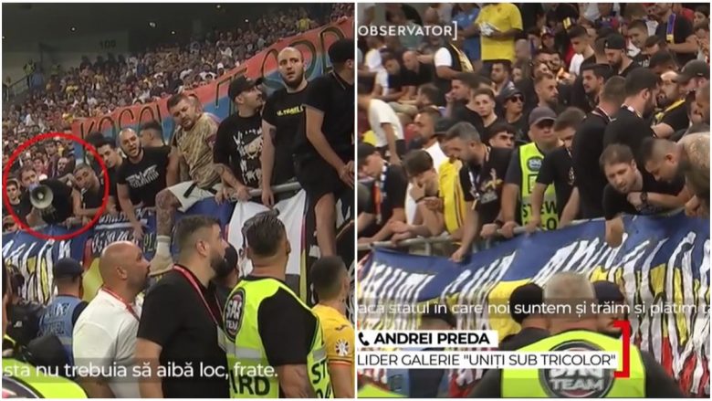 “Na lejuan policia, kjo ndeshje nuk është dashur të bëhet”, video që zbulon se shteti rumun ishte i përfshirë në pankartën kundër Kosovës