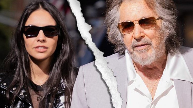 Al Pacino ndahet nga e dashura e tij 54 vite më e re, tre muaj pasi ajo ia lindi një djalë