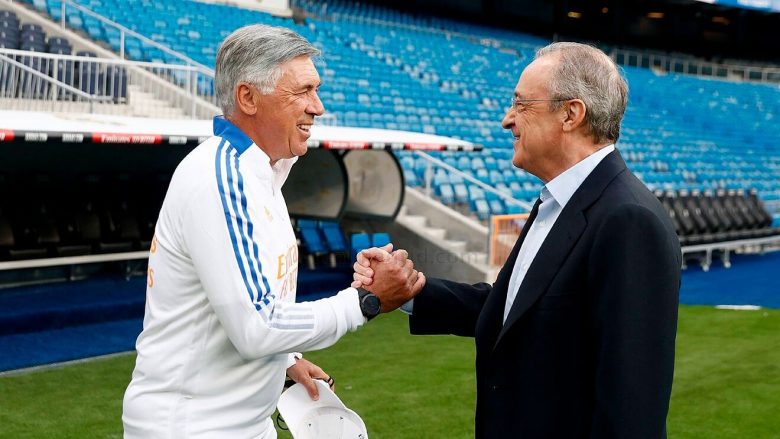 Trajneri sensacional i klubit të Ligës Premier shfaqet si pretendent për të pasuar Ancelottin te Real Madridi
