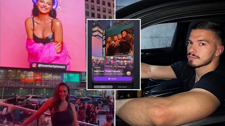 Xhuli shfaqet në Times Square, Andi zbulon ‘hilen’ se si çdo njeri mund të shfaqet për 15 sekonda në ‘billboard’