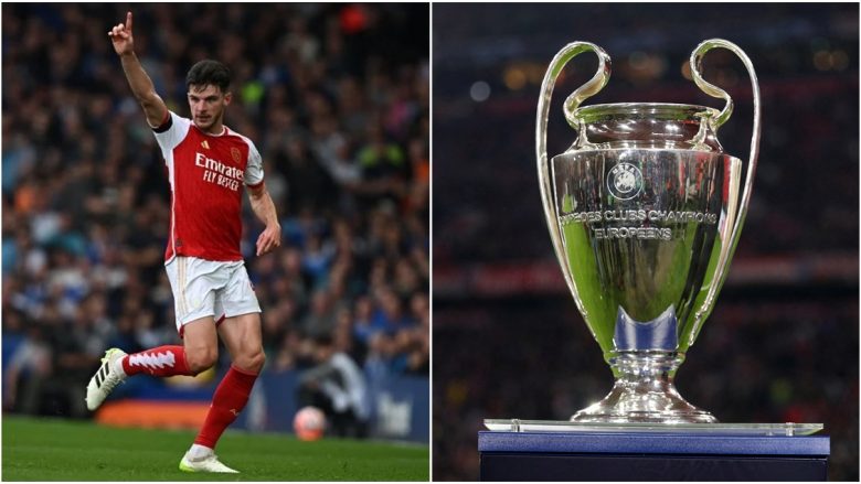 Declan Rice beson që Arsenali mund ta fitojë Ligën e Kampionëve, merr shembull Interin