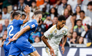 Tjetër ndeshje, tjetër paraqitje heroike e Bellingham – Real Madridi triumfon me shumë mund ndaj Getafes