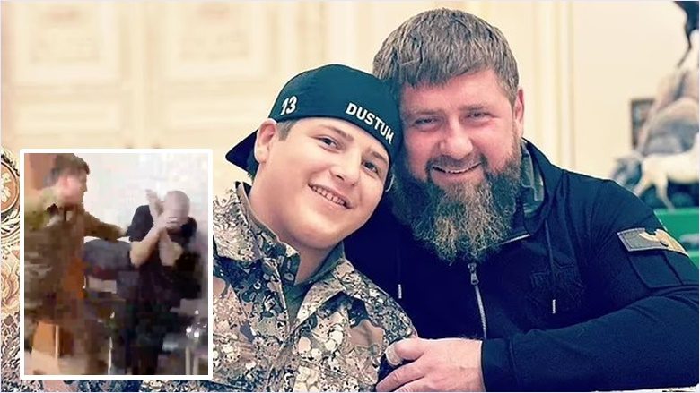Kadyrov publikon një video ku djali i tij ‘merr ligjin në duart e tij’ dhe rreh një adoleshent që dogji Kuranin – thotë se ‘bëri gjënë e duhur’