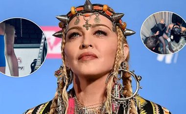 Madonna shqetëson sërish fansat, shfaq shenja e lëndime gjatë provave për turneun botëror