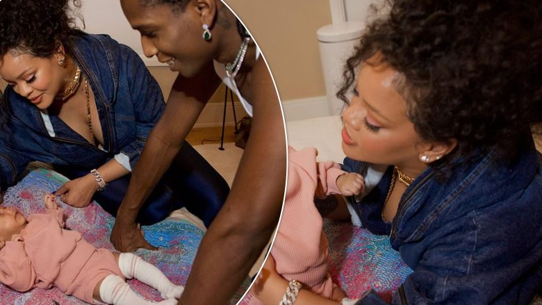 Rihanna dhe ASAP Rocky zbulojnë portretin e djalit të dytë përmes një fotosesioni të ëmbël familjar
