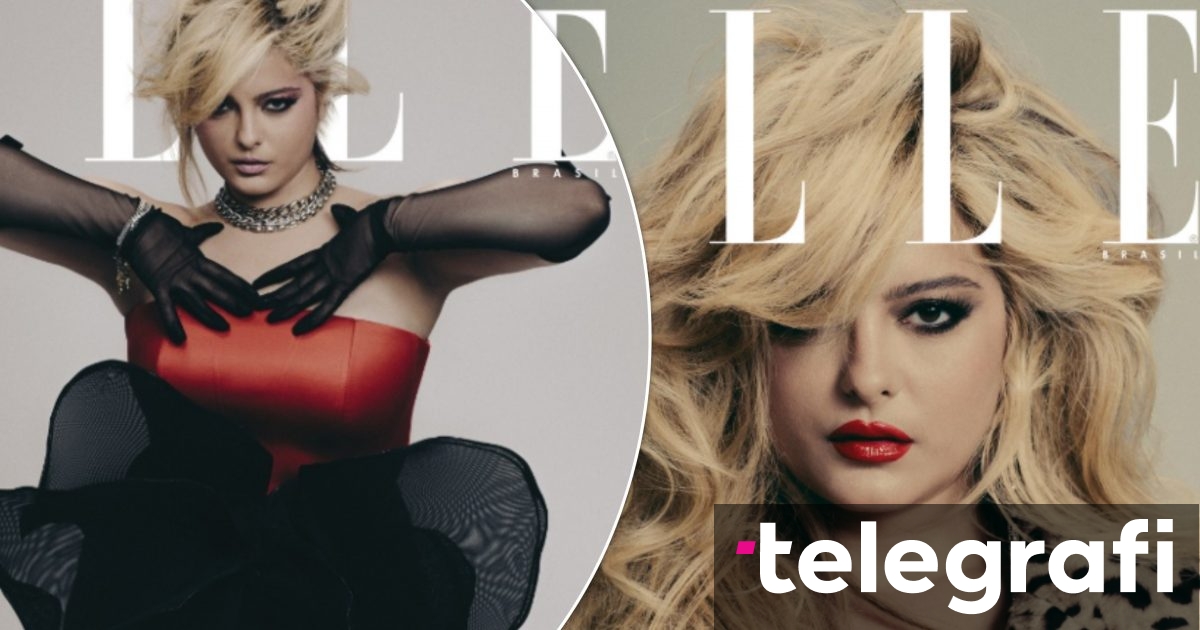 Bebe Rexha pozon për kopertinën e revistës “Elle Brasil”, flet edhe për emigrimin nga Shqipëria në Amerikë