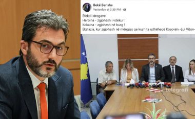 “Efekti drogave”, Bekë Berisha ironizoi me deputetët e LVV-së, i përgjigjet Ardian Gola