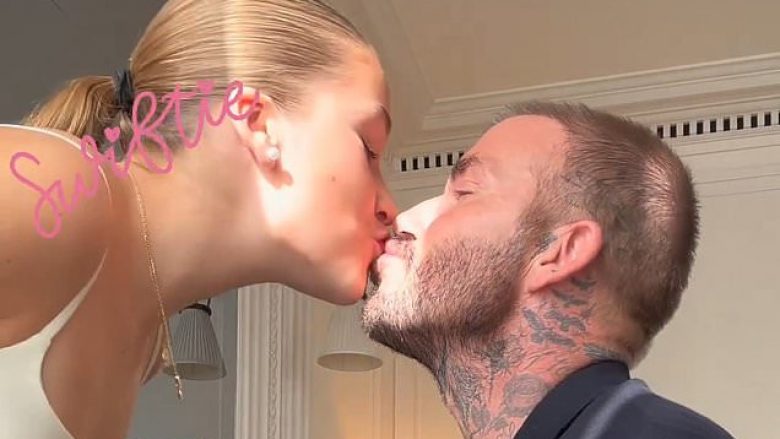 David Beckham publikon sërish imazhe duke e puthur vajzën e tij minorene në buzë – fansat vazhdojnë ta kritikojnë për këtë gjest