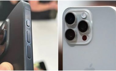 Apple thotë se shenjat e gishtërinjve mund të ‘ndryshojnë përkohësisht ngjyrën' e kornizës së titanit tek modelet Pro të iPhone 15