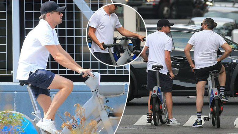Pas muajsh shëtitje me jaht nëpër brigjet e Evropës, Leonardo DiCaprio i rikthehet biçikletës në rutinën e tij në New York