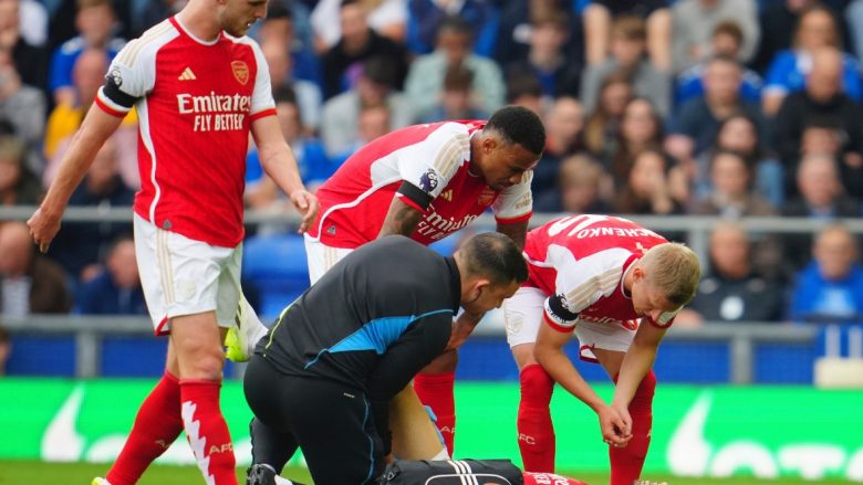 Lajm i keq për Arsenalin, Gabriel Martinelli u largua nga fusha i lënduar