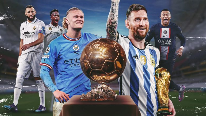 Kompletohet lista me 30 kandidatët në garë për “Topin e Artë 2023” – Halaand, Messi dhe Mbappe favoritë, mungon Ronaldo