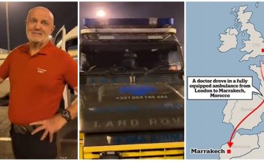 Mjeku nga Britania që përshkoi 1,800 milje me autoambulancë për të ndihmuar të prekurit nga tërmeti në Marok