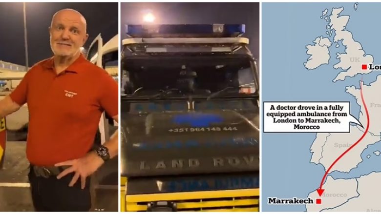 Mjeku nga Britania që përshkoi 1,800 milje me autoambulancë për të ndihmuar të prekurit nga tërmeti në Marok