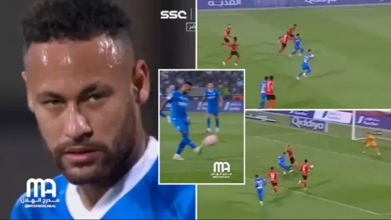 Përmbledhja e debutimit mbresëlënës të Neymarit në Al Hilal bëhet virale, ai do t’i ‘shkatërrojë’ në Superligën e Arabisë Saudite