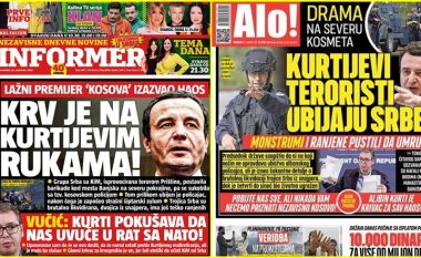 Disa media në Serbi ia bëjnë argatin pushtetit të Vuçiqit – ja si i prezantuan ngjarjet e fundit në veri në Kosovës