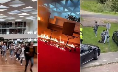 Një burrë i armatosur dhe me veshje ushtarake hapi zjarr brenda një spitali në Roterdam – pamjet tregojnë kaosin e krijuar