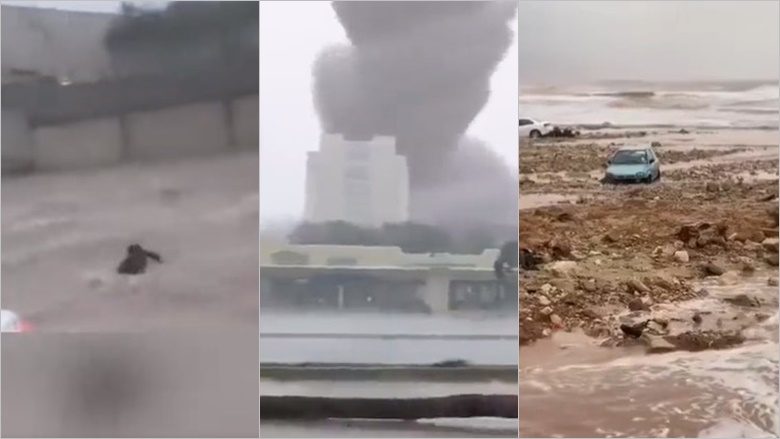 Një stuhi e fuqishme godet Libinë, raportohet për 150 të vdekur – pamjet flasin vetë