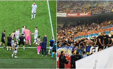 Si erdhi deri te ndërprerja e ndeshjes Rumani - Kosovë, futbollistët tanë nuk lejuan të luajnë me banderola nacionaliste