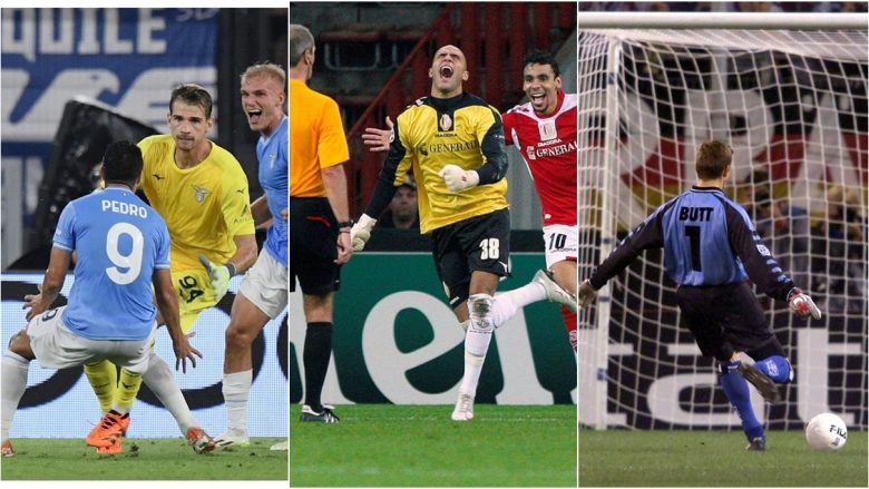 Vetëm katër portierë kanë shënuar gola në Ligën e Kampionëve, por njëri nga ta realizoi në tre raste dhe ndaj të njëjtit kundërshtar