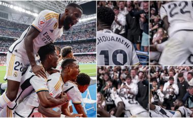 Nuk e lë pa krijuar zhurmë në rrjetet sociale: Rrëzimi i Rudiger gjatë festës së golit të Real Madridit u kthye në hit