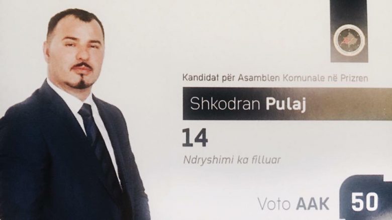Ish-kandidati i AAK-së për asamblist në Prizren arrestohet nga Njësiti Antidrogë