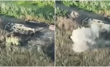 Ukraina shkatërron tankun rus të tipit T-90 gjatë një sulmi në Kherson