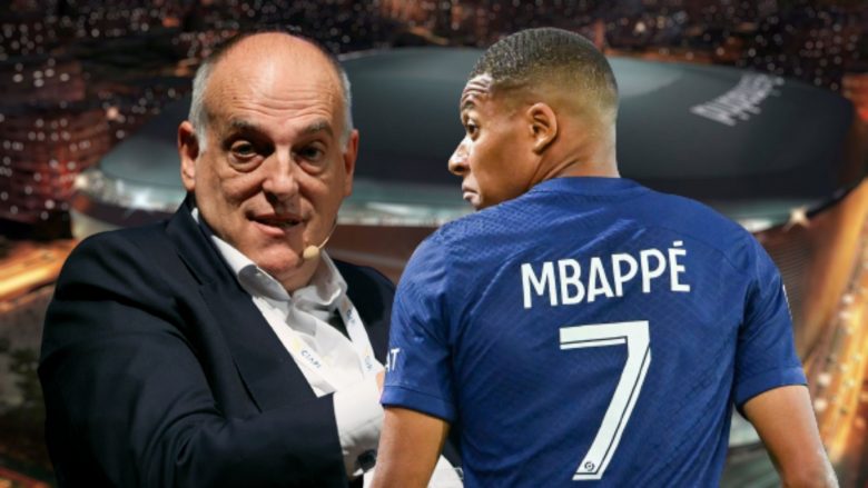 Presidenti i La Ligës flet për shanset e Mbappes për t’iu bashkuar Real Madridit