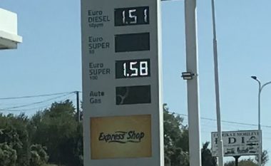 Rriten çmimet e karburanteve, një litër naftë arrin deri në 1.52 euro