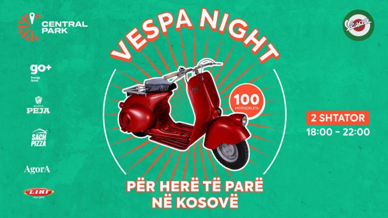 “Vespa Night në Central Park: Mbrëmje e magjishme, ushqim, pije dhe muzikë në të njëjtën kohë