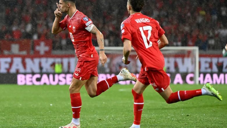 Xhaka dhe Shaqiri heshtin kritikët me gola, Zvicra fiton dhe vazhdon si lider