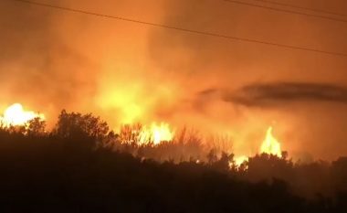Vatra zjarri në Prizren, vështirësohet qarkullimi në rrugën për në Reçan
