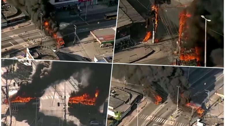 Në Rio De Janeiro vritet kreu i grupit kriminal nga policia, pjesëtarët e tij hakmerren – djegin 35 autobusë e trena